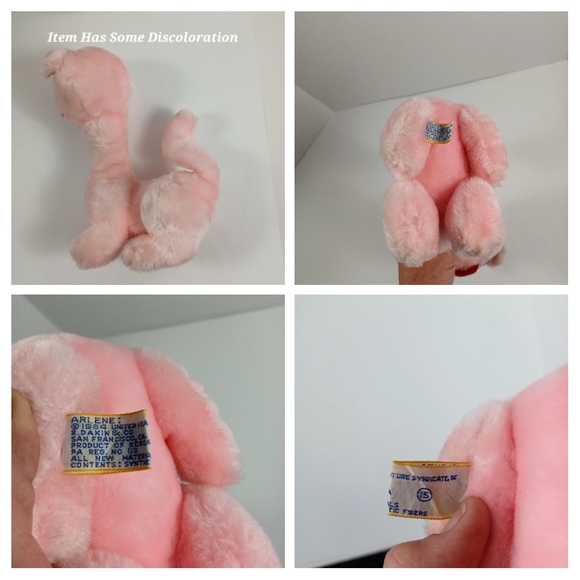 Arlene Garfield Girlfriend Vintage Dakin Plush Cat Stuff Animal 80s *MINOR WEAR - Picture 14 of 16